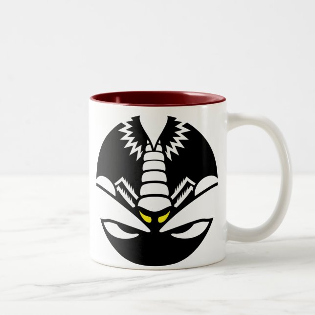 Graphic Scorpio Scorpion Two-Tone Coffee Mug (Right)