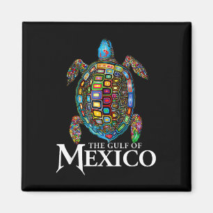 Graphic Sea Turtle Gulf Of Mexico Never Forget Magnet