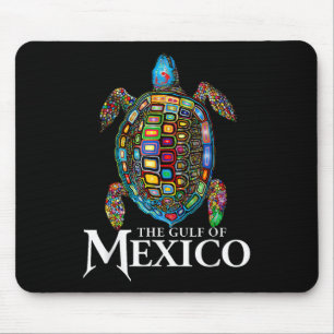 Graphic Sea Turtle Gulf Of Mexico Never Forget Mouse Pad