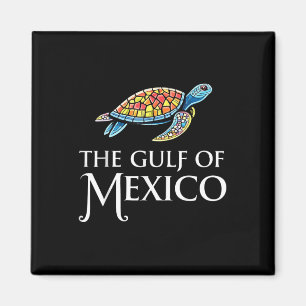 Graphic Sea Turtle Gulf Of Mexico Never Forget Tru Magnet