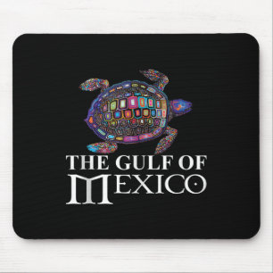 Graphic Sea Turtle Gulf Of Mexico Never Forget Tru Mouse Pad