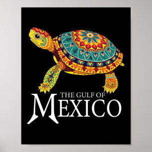 Graphic Sea Turtle Gulf Of Mexico Never Forget Tru Poster