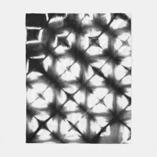 Graphic Shibori I Fleece Blanket