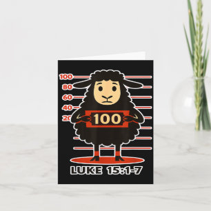Graphic Shirt Lost Sheep Luke 15 1 Card