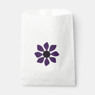 Graphic single Purple Flower Treat Bag
