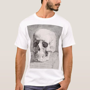 Graphic Skull Art: Minimalist & Bold Ink Design T-Shirt