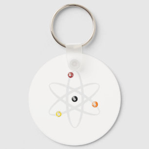 Graphic Snookers Billiards Professional Men Women Key Ring