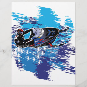 Graphic Snowmobiler