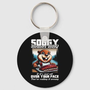 Graphic Soggy Beavers Awesome Animals Outfits For  Key Ring