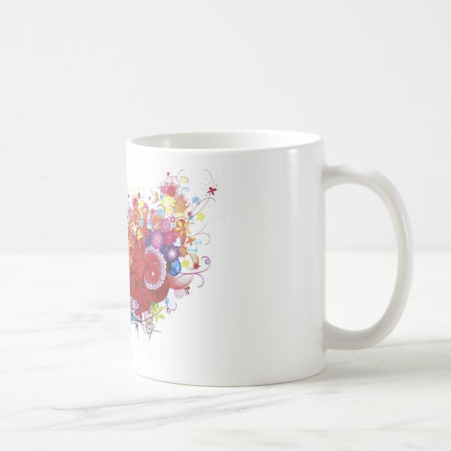 Graphic Sparrow Coffee Mug (Right)