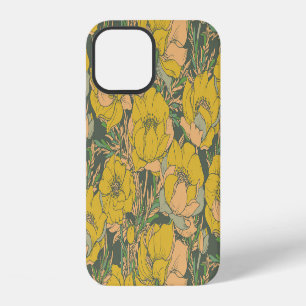 Graphic Spring Trollius Flowers iPhone 12 Case