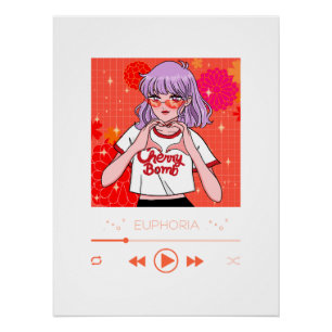 Graphic Tee Design Anime Wall Art