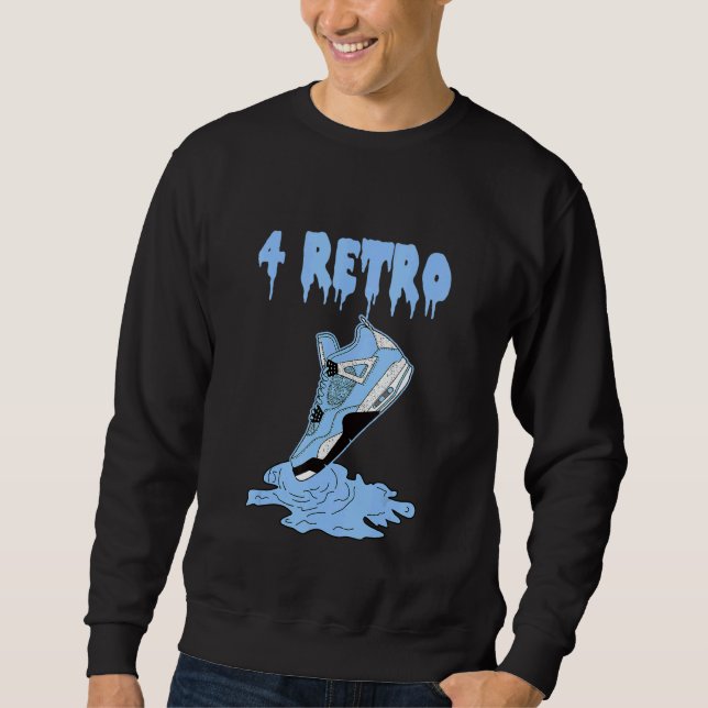 Graphic Tees 4 Retro Blue Sneaker Match 4 Universi (Front)