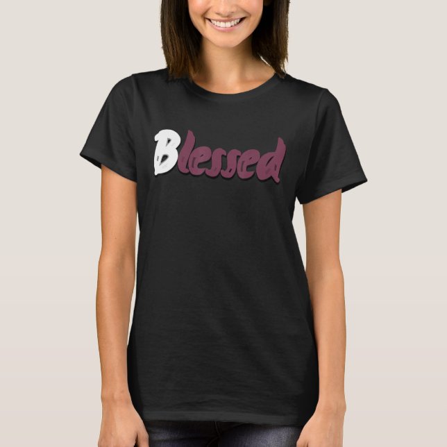 Graphic Tees Blessed Drippng Sneaker Match 1 High  (Front)