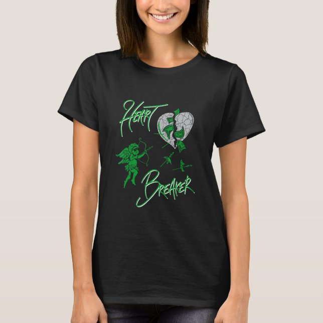 Graphic Tees Heart Breaker Sneaker Match 3 Pine Gr (Front)