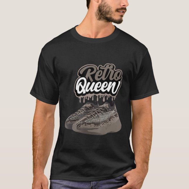 Graphic Tees Retro Queen Sneaker Match 380 Stone S (Front)