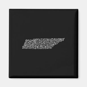 Graphic Tennessee America Distressed Trump Gun Gif Magnet