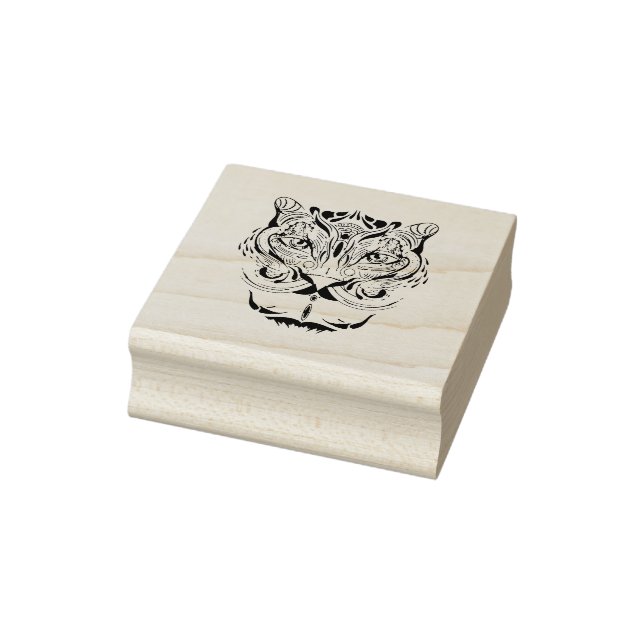 Graphic Tiger Rubber Stamp (Stamp)