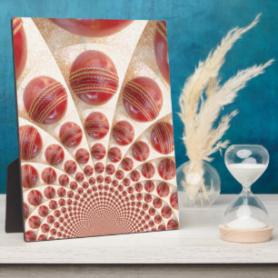 Graphic Vintage Cricket Game of Champions.jpg Plaque