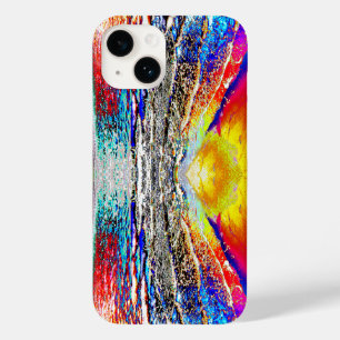 Graphic Waves Beach design iPhone case