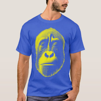 Graphic Yellow Big Bondo Bili Ape Face T-Shirt