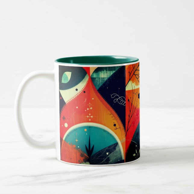 Graphical Abstraction Mug (Left)