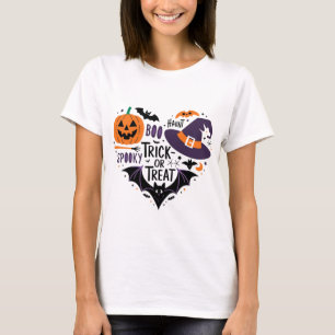 Graphical Halloween Tick or Treat T-shirt