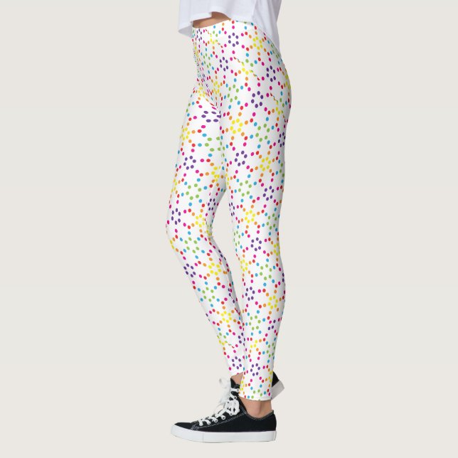 Graphical Rainbow Leggings (Left)