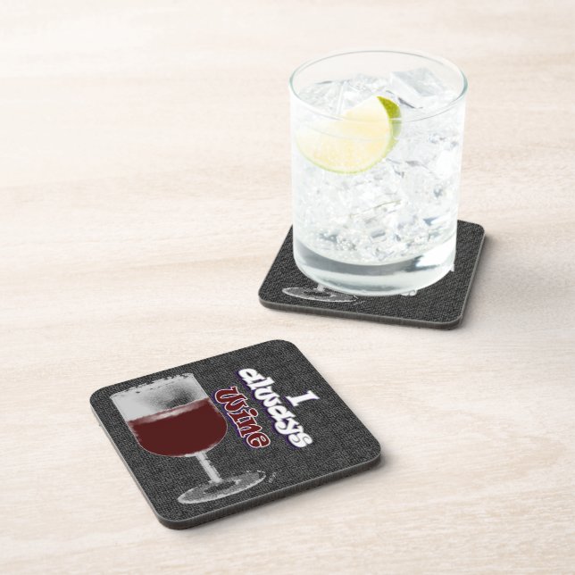 GRAPHICS HUMOR Wine Coaster (Right Side)
