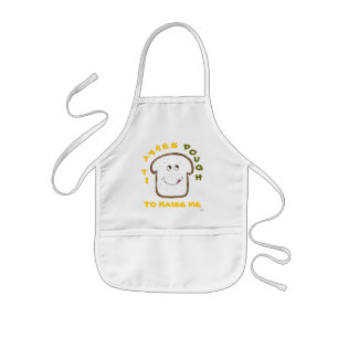 Graphics "It takes Dough" Yellow Baking Kids Apron