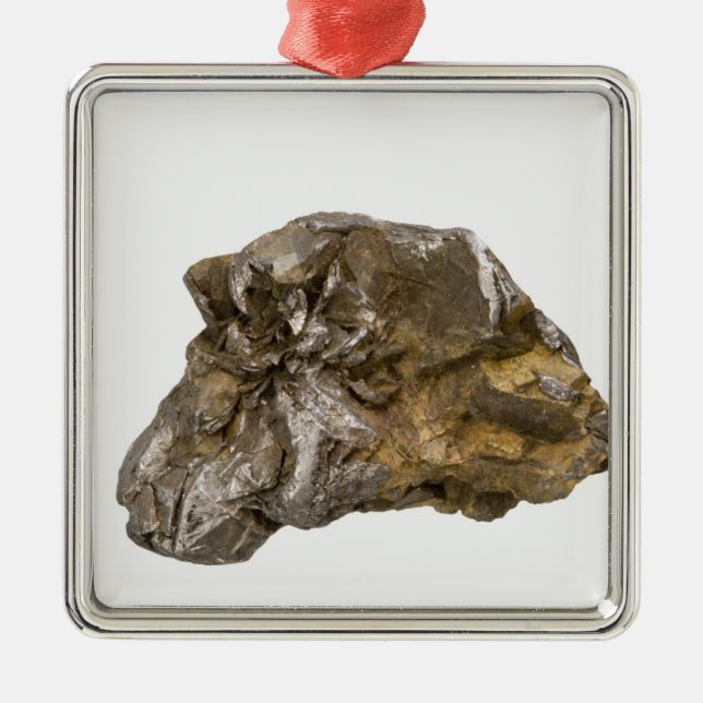 Graphite, Danville, Vermont, USA Metal Tree Decoration (Front)