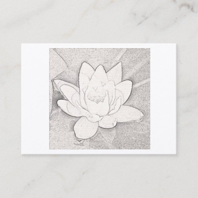 GRAPHITE LOTUS DESIGN BUSINESS CARD (Front)