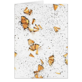 graphite pencil shavings