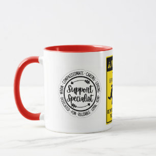 Grappige mok voor de application specialist mug