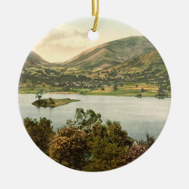 Grasmere III, Lake District, Cumbria, England Ceramic Ornament (Front)