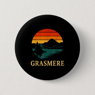 Grasmere Lake District 6 Cm Round Badge