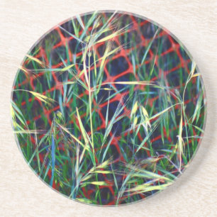 Grass and Plastic Coaster