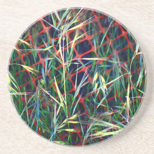 Grass and Plastic Coaster (Front)