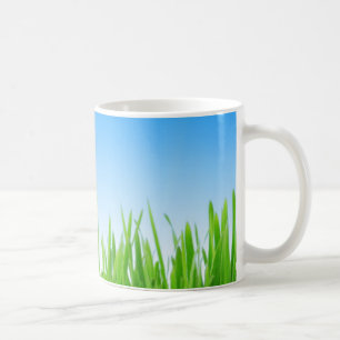 Grass and sky coffee mug