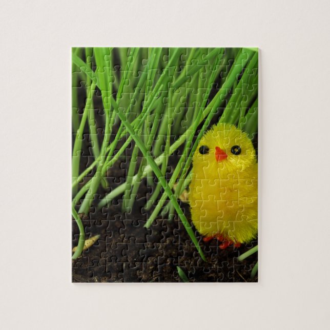 grass chick jigsaw puzzle (Vertical)
