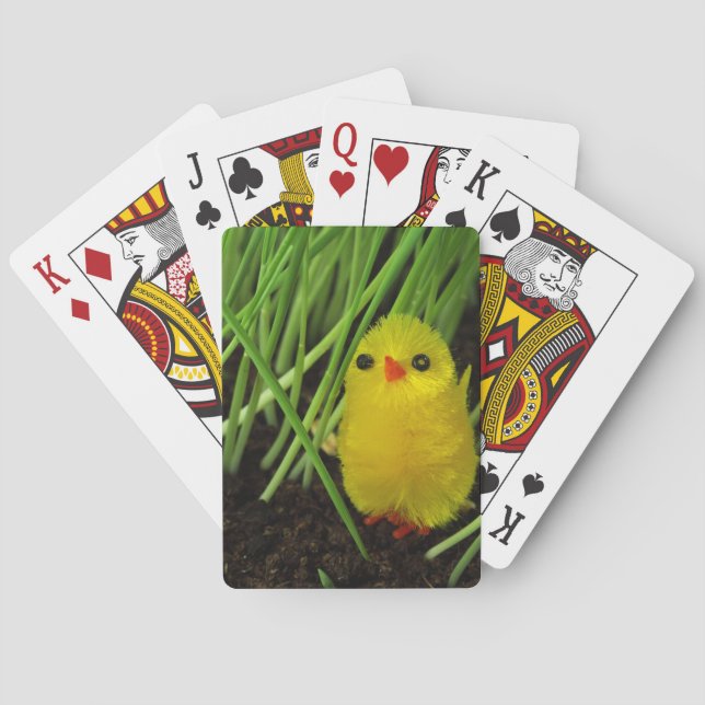 grass chick playing cards (Back)