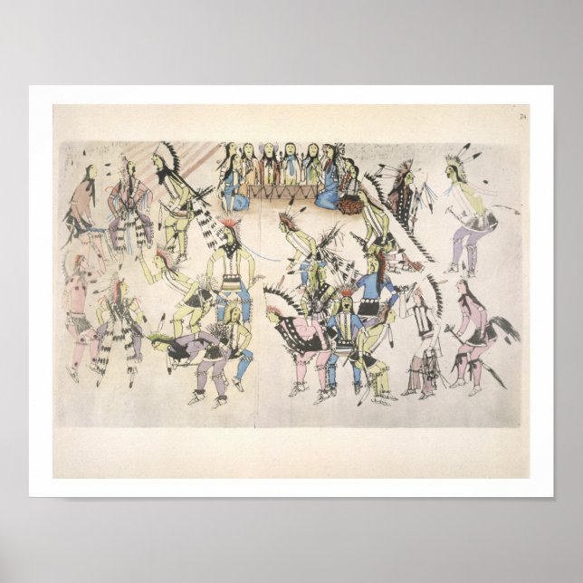 Grass dance (ink on paper) poster (Front)