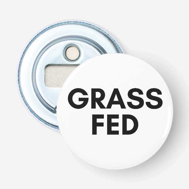 grass fed bottle opener (Front)