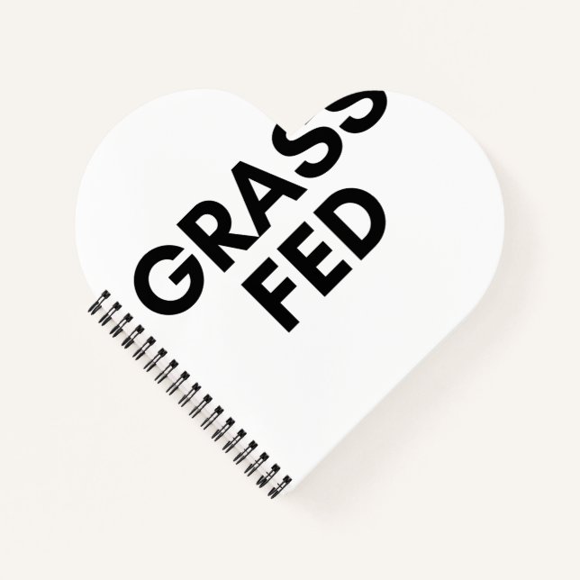 grass fed notebook (Front)
