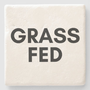grass fed stone coaster