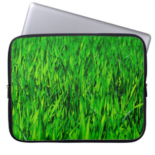 Grass field meadow lawn growth laptop sleeve