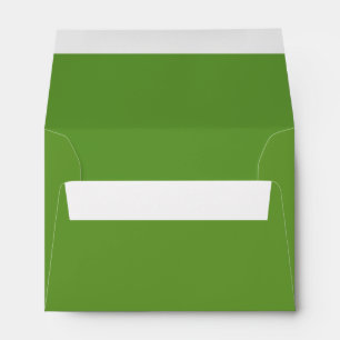 Grass Green A6 4x6 Inside Colour Envelopes