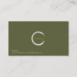 Grass Green Business Card