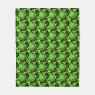 Grass Green Fleece Blanket
