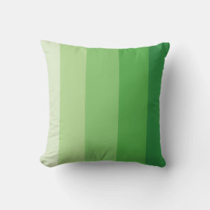 Grass Green Ombre Stripe Cushion